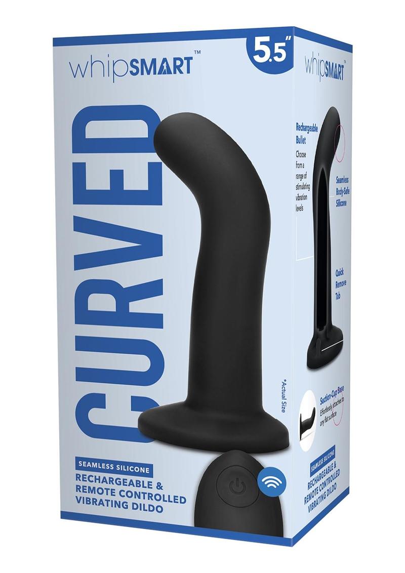5.5 Inch Curved Remote Control G-Spot and P-Spot Dildo Whipsmart 5.5 Inch Curved Remote Control G-Spot and P-Spot Dildo Whipsmart