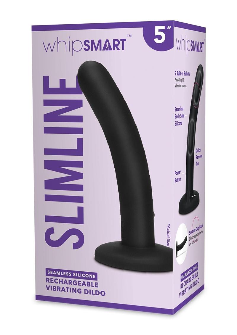5 Inch Slimline Rechargeable Vibrating Dildo Whipsmart 5 Inch Slimline Rechargeable Vibrating Dildo Whipsmart