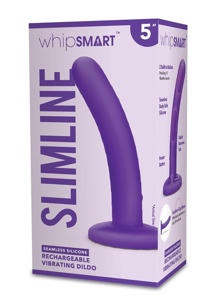 5 Rechargeable Slimline Dildo - Purple