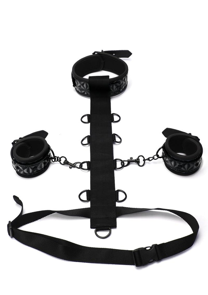 Diamond 3pc Adjustable Restraint - Black - Set