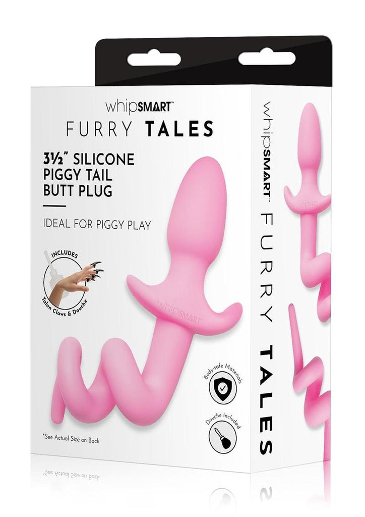 Play Tails Silicone Piggy Tail - Pink