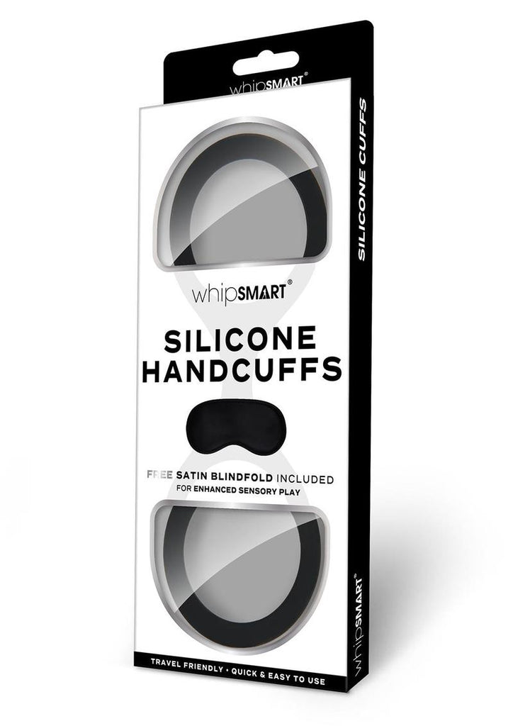 Quickie Cuffs with Eye Mask - Black - Small