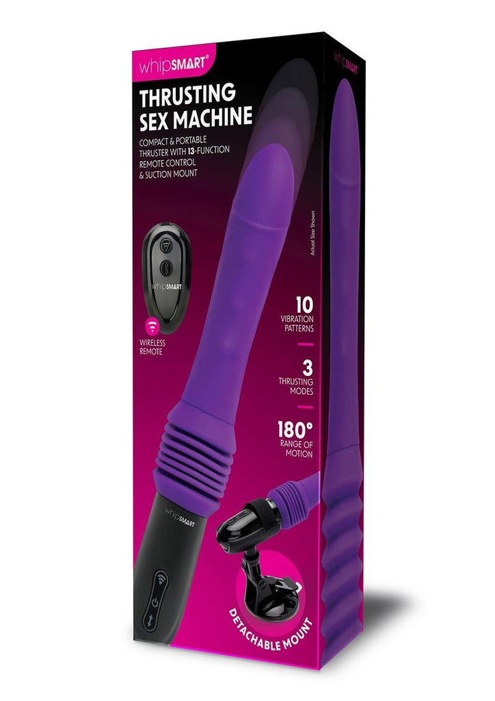 WhipSmart Thrusting Sex Machine W Suction Mount - Purple